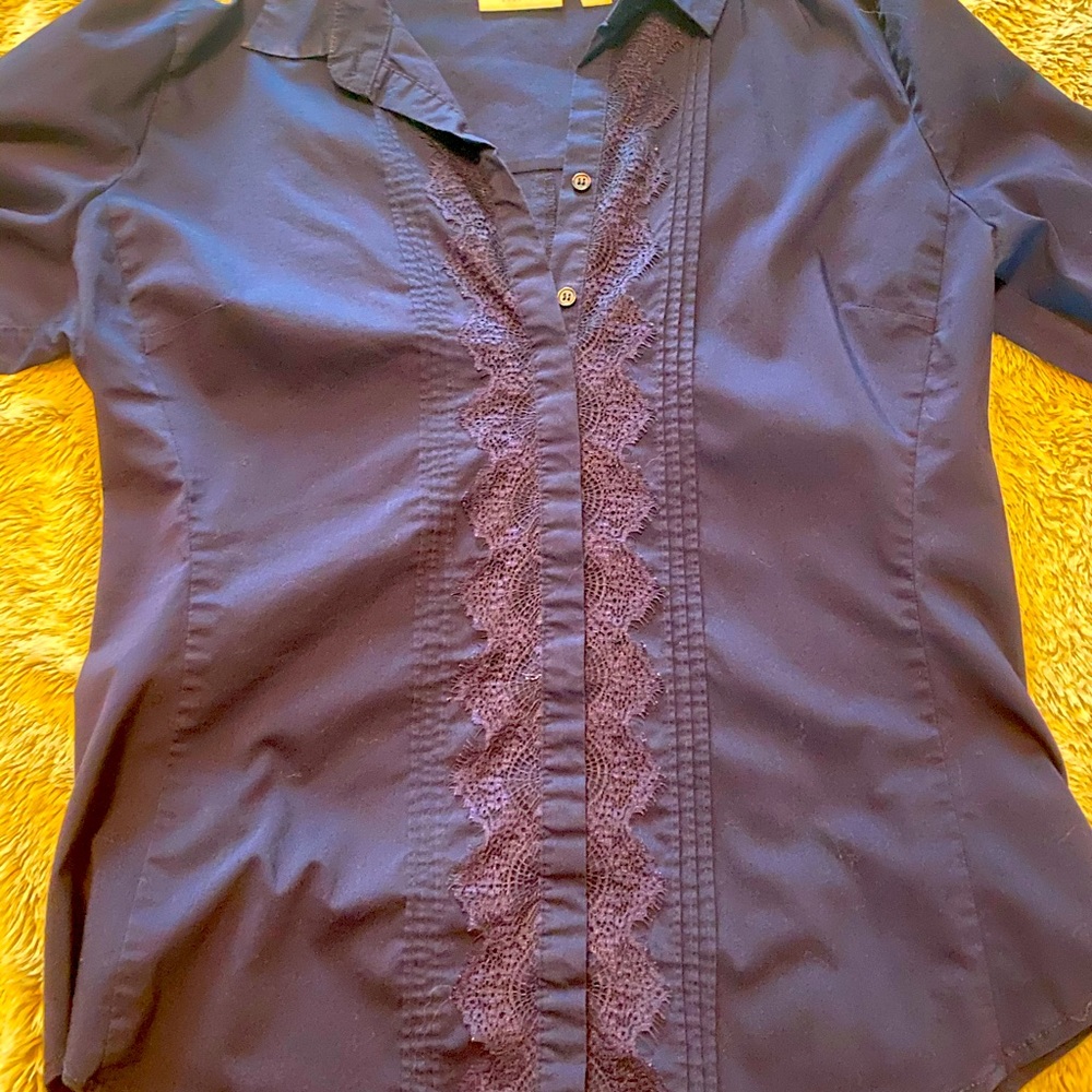 Navy blouse